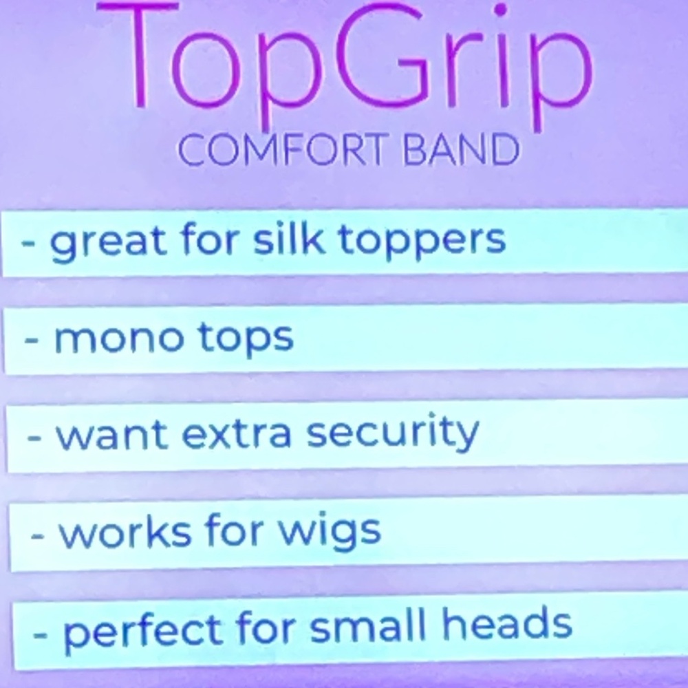 1Pcs Velvet Wig Grip Band For Wig, Hair Topper,  Comfortable. - Picture 7 of 7